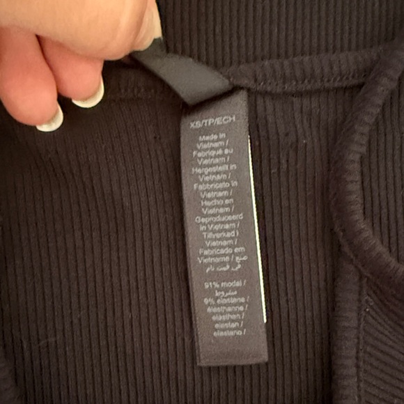 Skims soft lounge long slip Dress XS Onyx - Picture 2 of 3